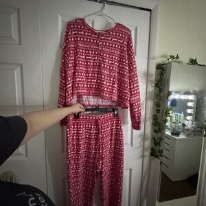 PINK Victoria's Secret Christmas Pajama Set